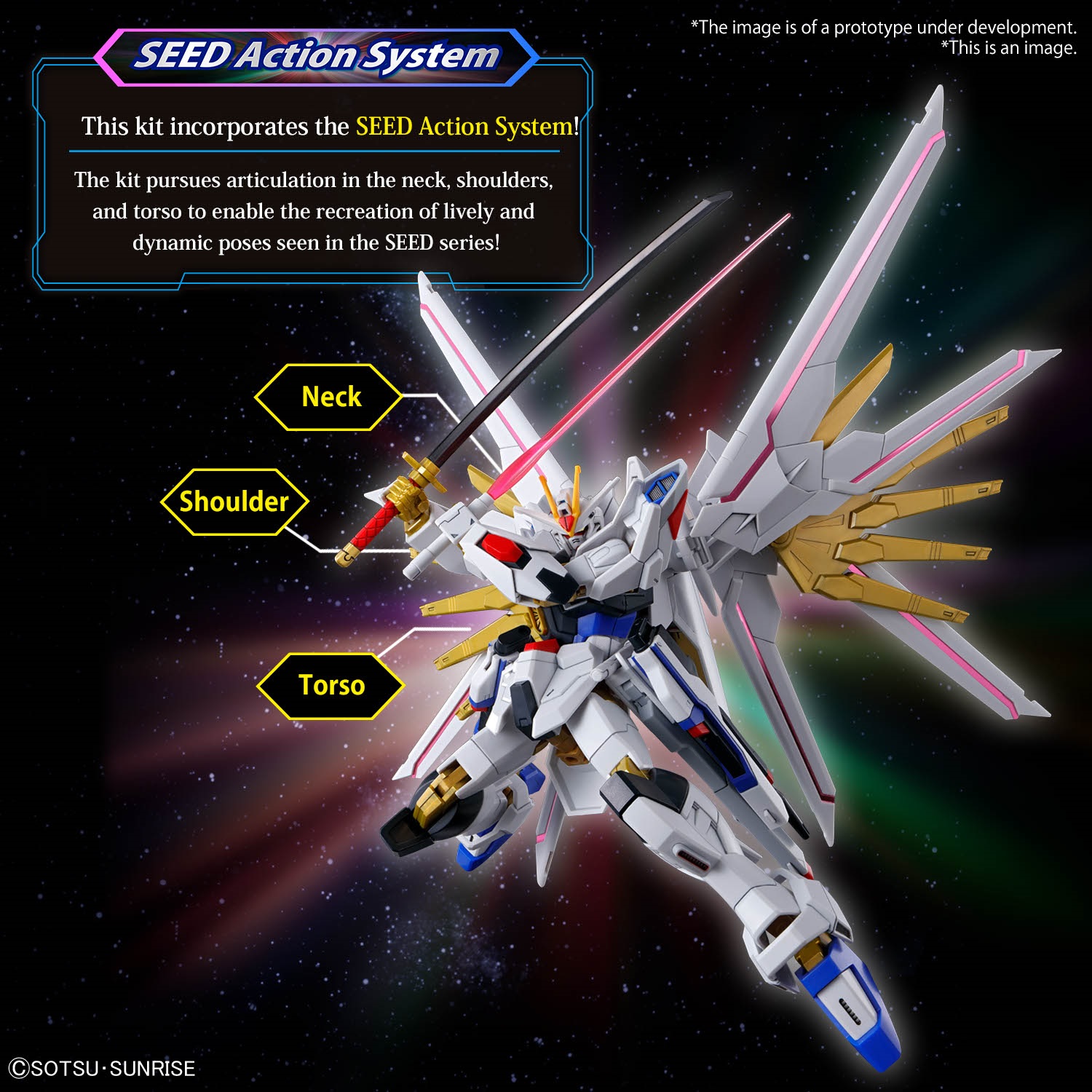 HG 1/144 MIGHTY STRIKE FREEDOM GUNDAM thumbnail 3