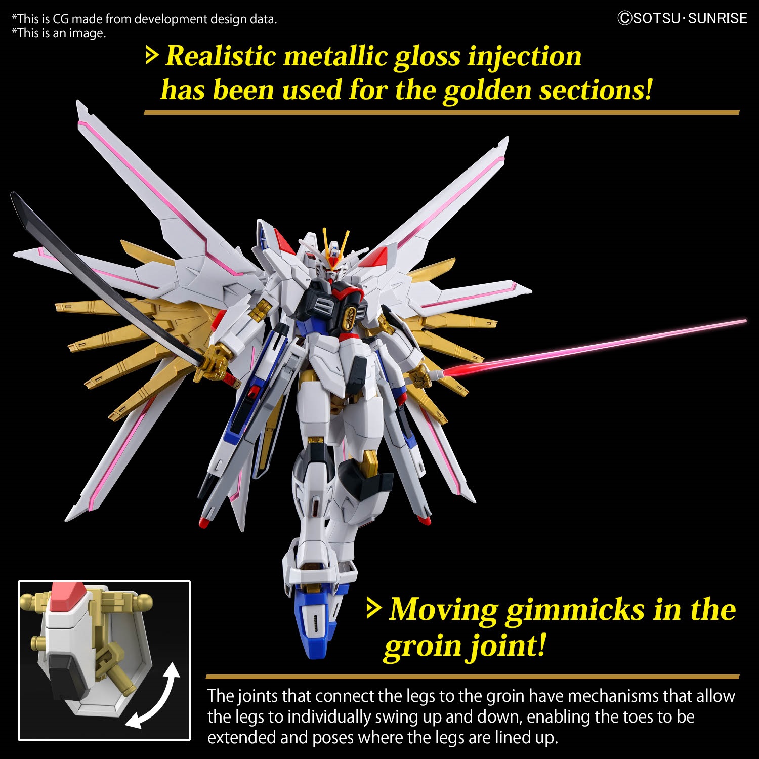 HG 1/144 MIGHTY STRIKE FREEDOM GUNDAM thumbnail 5