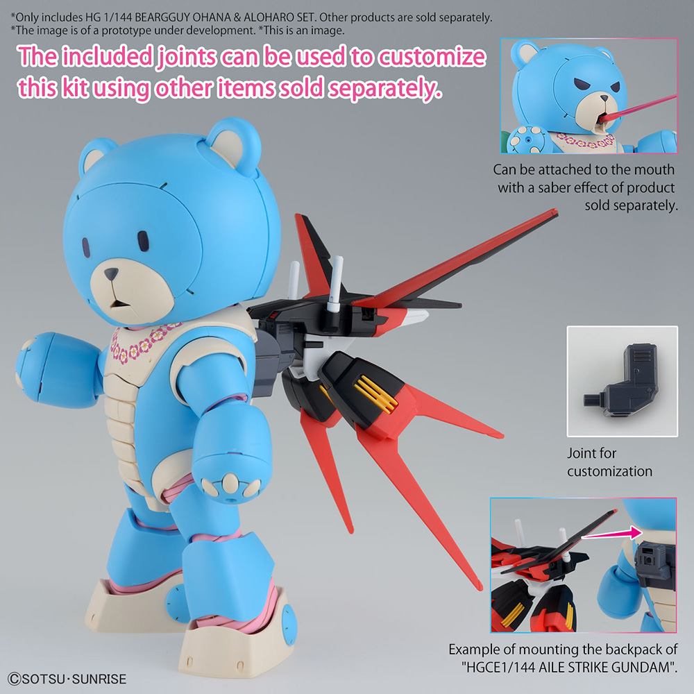 HG 1/144 BEARGGUY OHANA & ALOHARO SET thumbnail 5