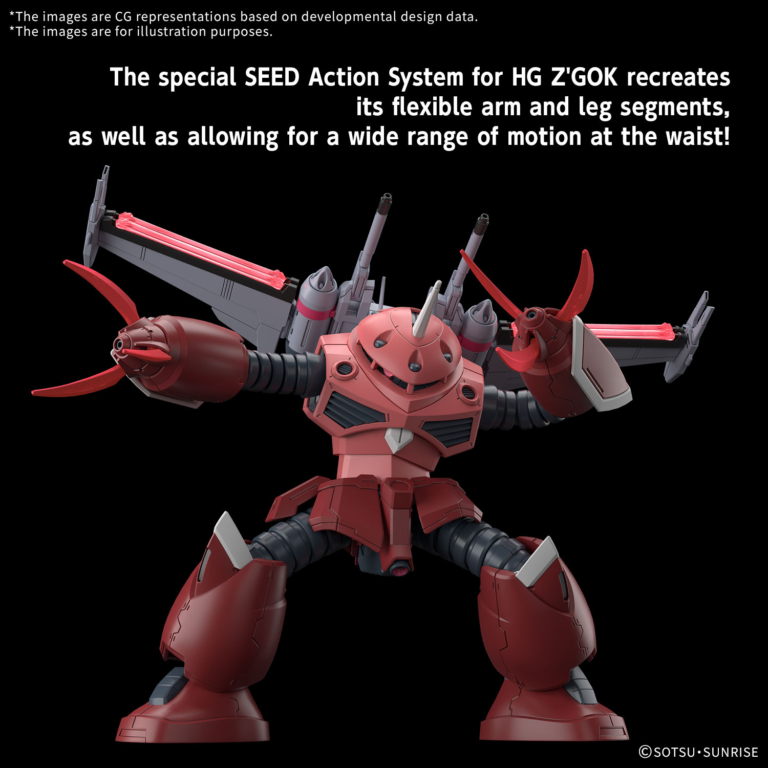 HG 1/144 Z’GOK(SEED FREEDOM Ver.) thumbnail 4