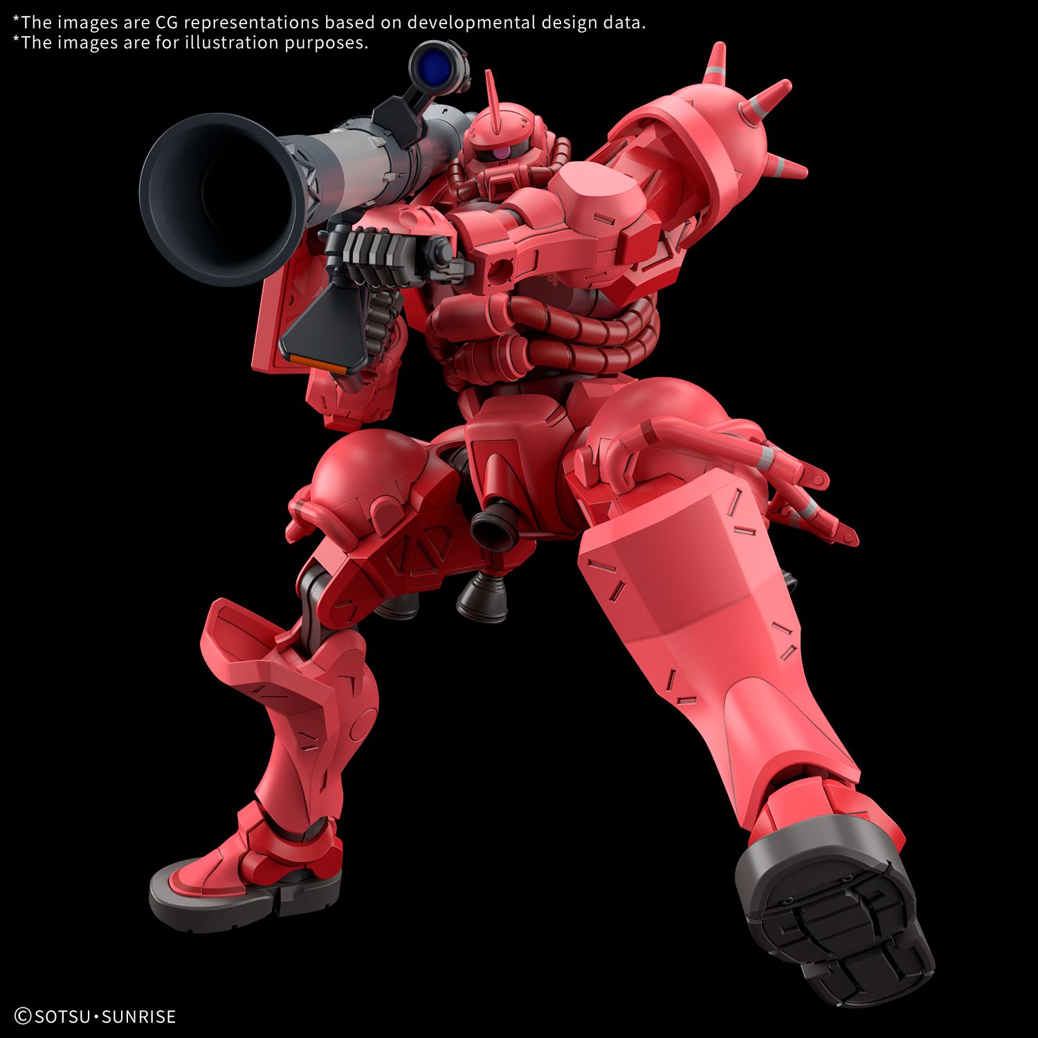 HG 1/144 CHAR'S ZAKU(GQ) thumbnail 4