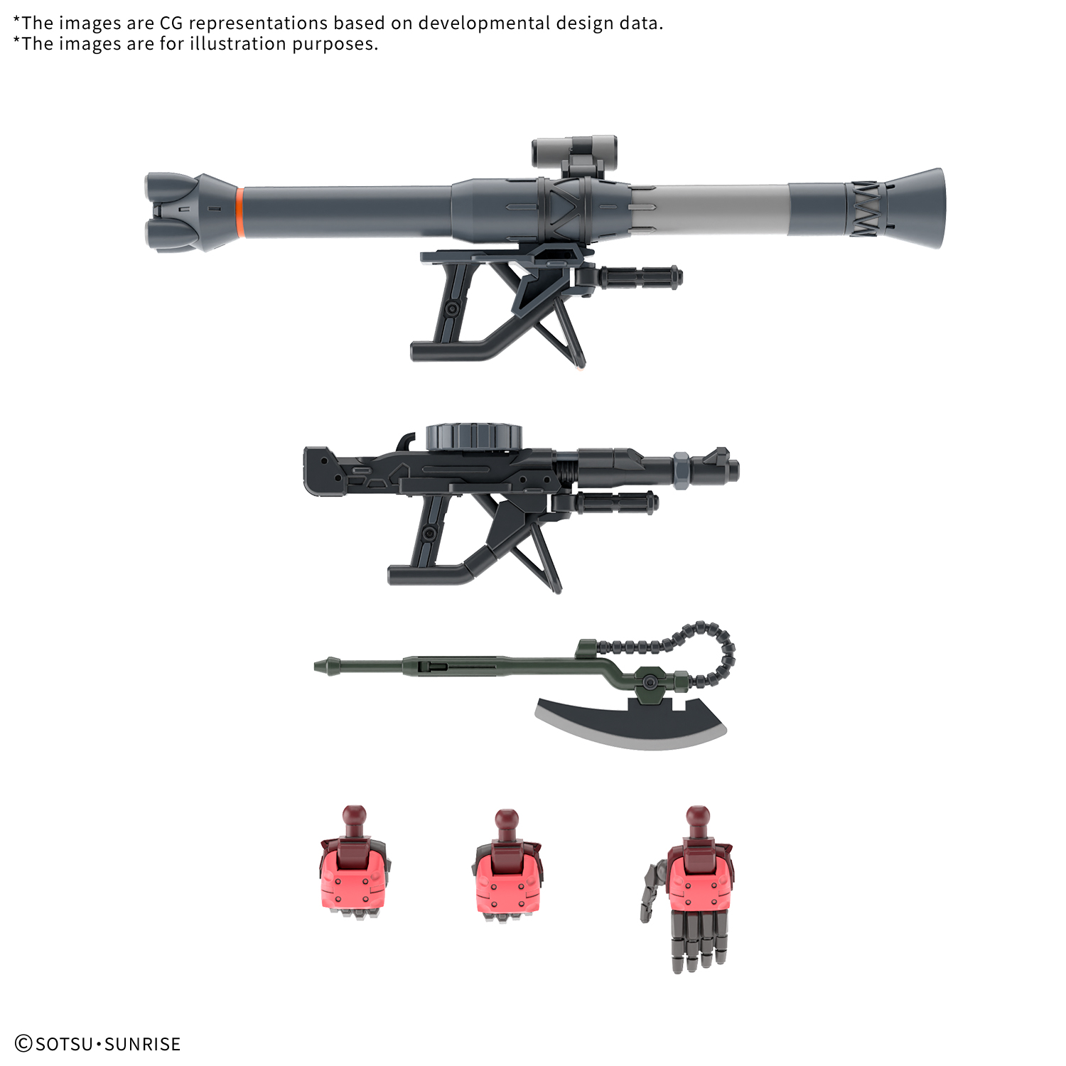 HG 1/144 CHAR'S ZAKU(GQ) thumbnail 5