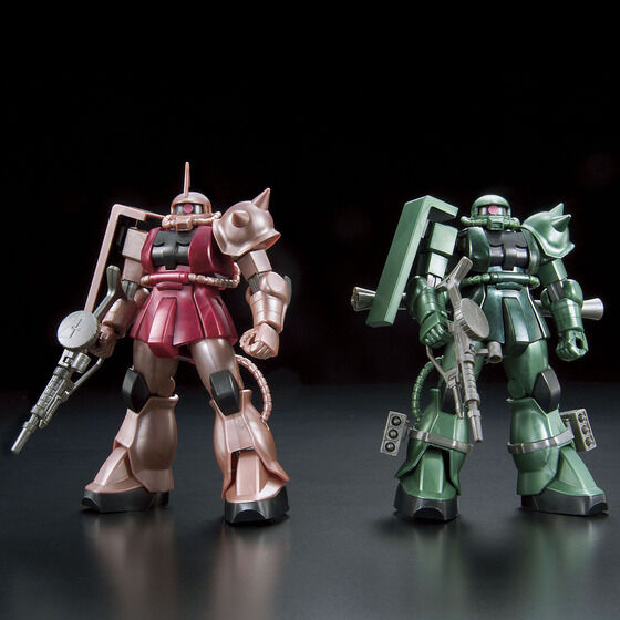 HGUC 1/144 シャア専用ザク&量産型ザク THE ART OF GUNDAM OSAKA メタリックエディション