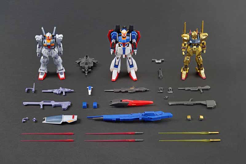 HG 1/144 THE GUNDAM BASE LIMITED ZETA GUNDAM[U.C.0088]/HYAKU-SHIKI/GUNDAM Mk-Ⅱ(A.E.U.G.) SET [GRYPHIOS WAR SPECIAL COLOR] thumbnail 5