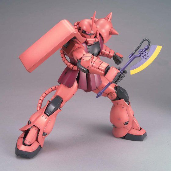 MG 1/100 MS-06S シャア専用ザク Ver.2.0(プラスクリア外装) thumbnail 4
