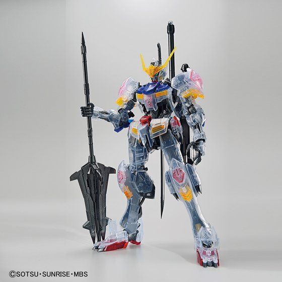 MG 1/100 THE GUNDAM BASE LIMITED GUNDAM BARBATOS [CLEAR COLOR]
