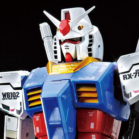 MG 1/100 THE GUNDAM BASE LIMITED RX-78-2 GUNDAM Ver.3.0 [TITANIUM FINISH] Manual catalog image