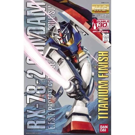MG 1/100 RX-78-2 ガンダム Ver.2.0 チタニウムフィニッシュ thumbnail 2