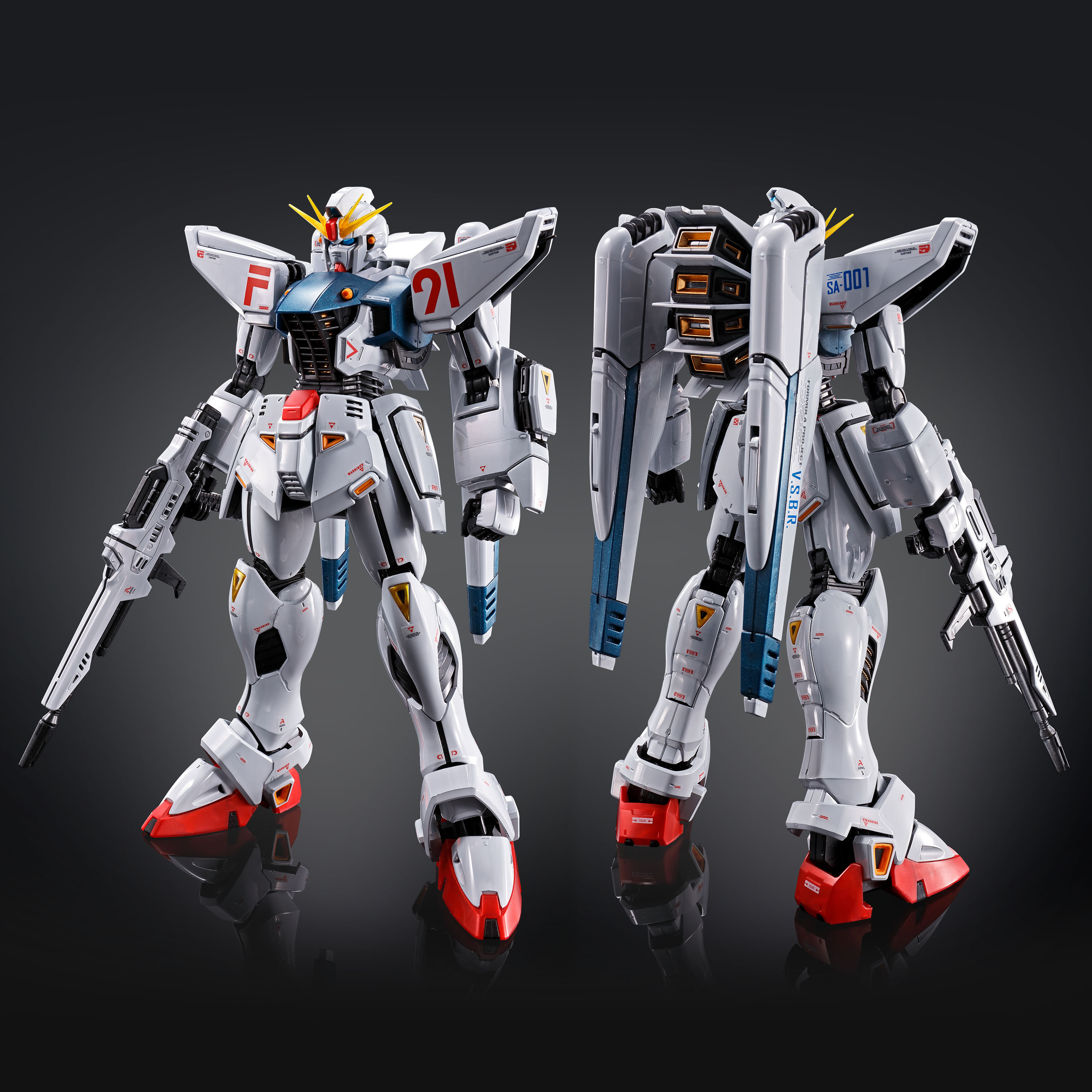 MG 1/100 GUNDAM F91 Ver.2.0 [TITANIUM FINISH] thumbnail 2