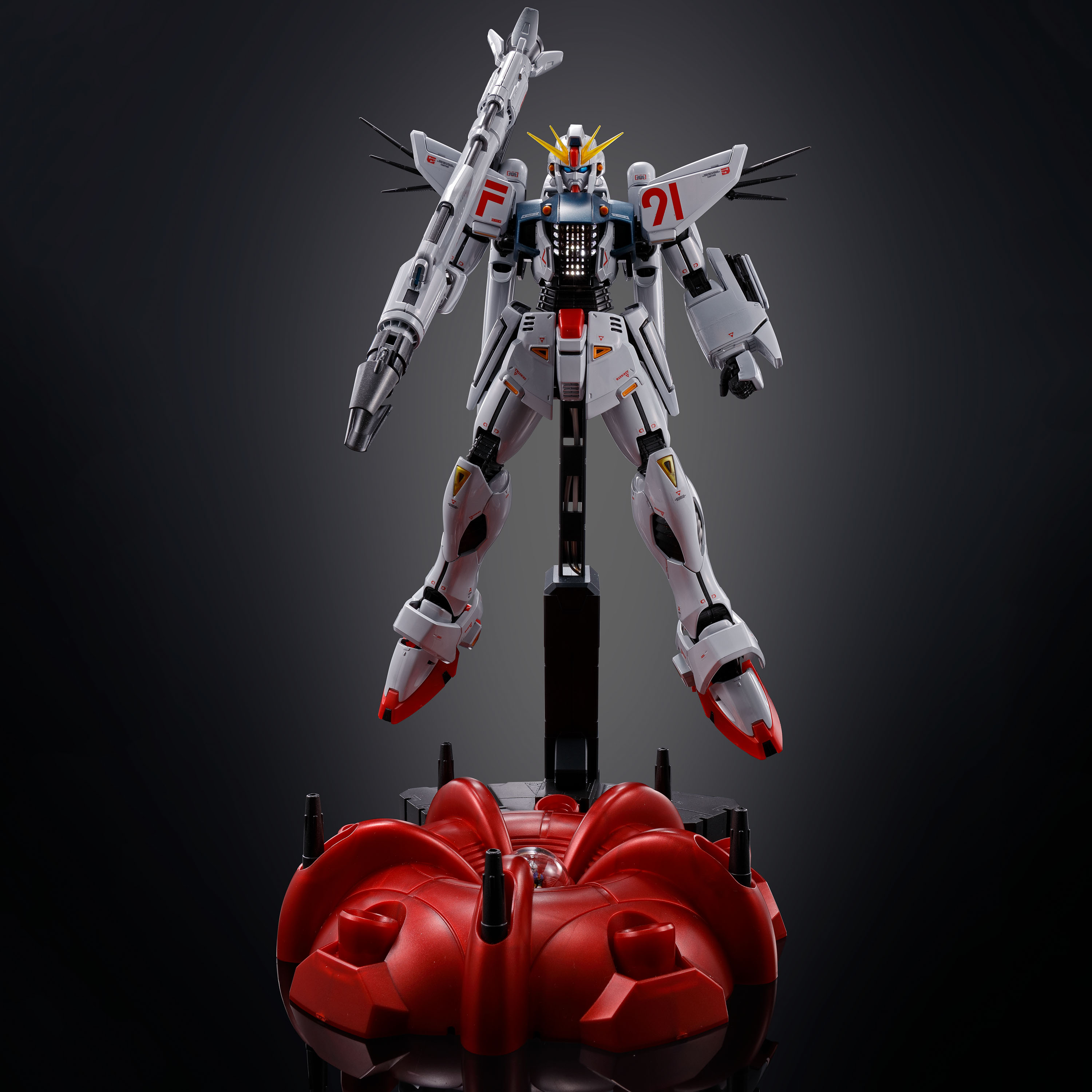 MG 1/100 GUNDAM F91 Ver.2.0 [TITANIUM FINISH] thumbnail 6