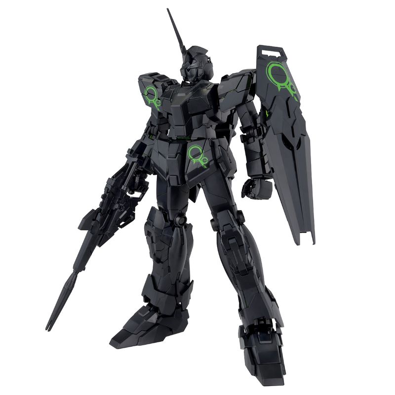 MG 1/100 UNICORN GUNDAM [RECIRCULATION COLOR/CLEAR NEON GREEN] thumbnail 3