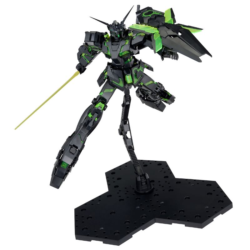 MG 1/100 UNICORN GUNDAM [RECIRCULATION COLOR/CLEAR NEON GREEN] thumbnail 5
