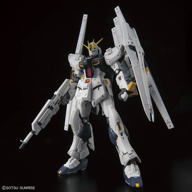 RG 1/144 Nu GUNDAM(DOUBLE FIN FUNNEL TYPE) thumbnail 2