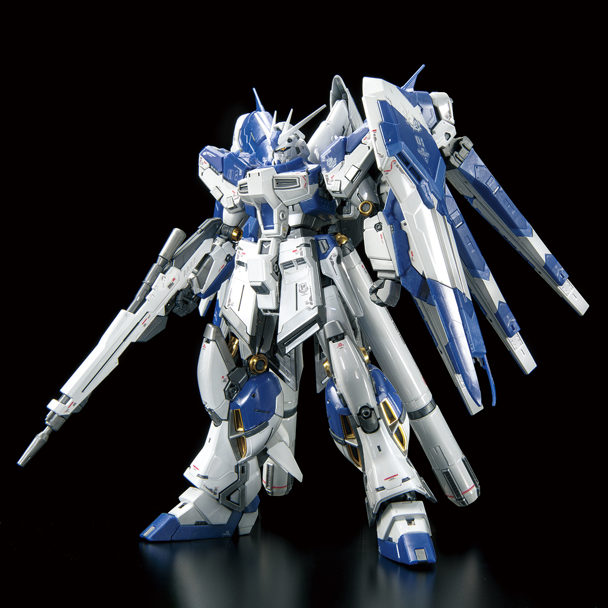 RG 1/144 THE GUNDAM BASE LIMITED Hi-Nu GUNDAM [TITANIUM FINISH] thumbnail 4