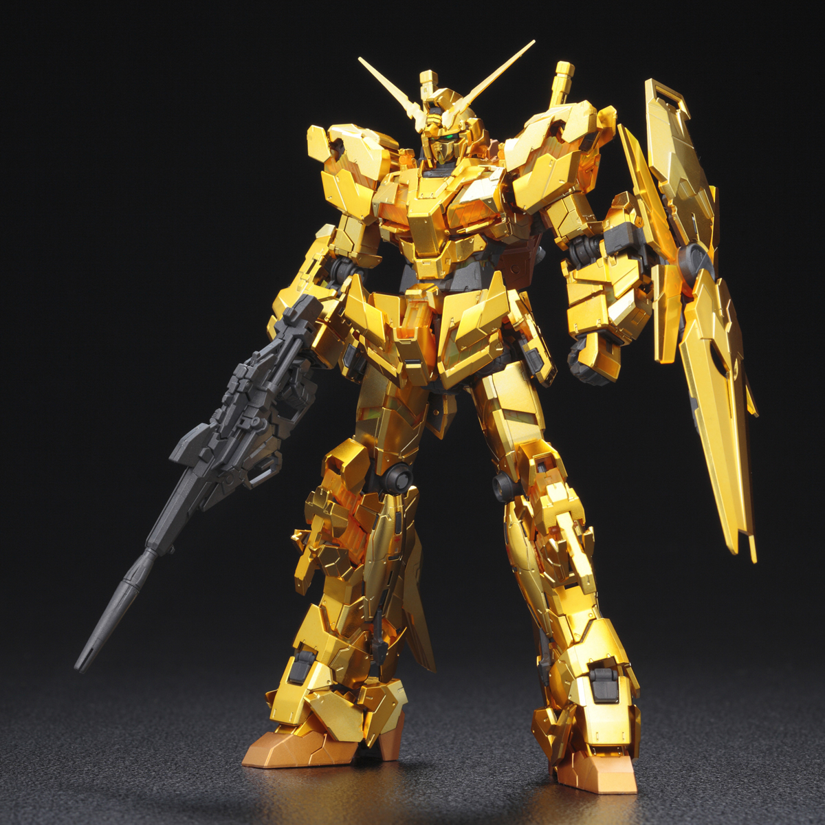 RG 1/144 THE GUNDAM BASE LIMITED UNICORN GUNDAM [GOLD COATING] thumbnail 4