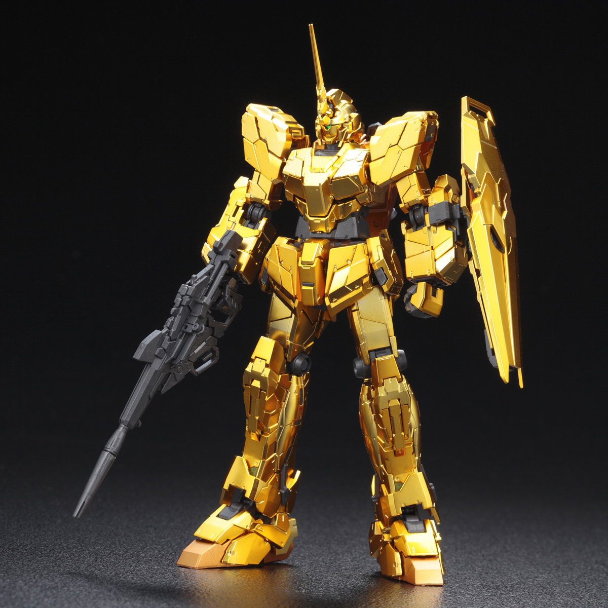 RG 1/144 THE GUNDAM BASE LIMITED UNICORN GUNDAM [GOLD COATING] thumbnail 8